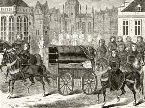 Procession funéraire du roi Richard II d